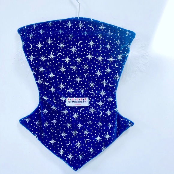 Christmas stocking alternative snowflakes & feathers multifunction accessory bag - Picture 4 of 9